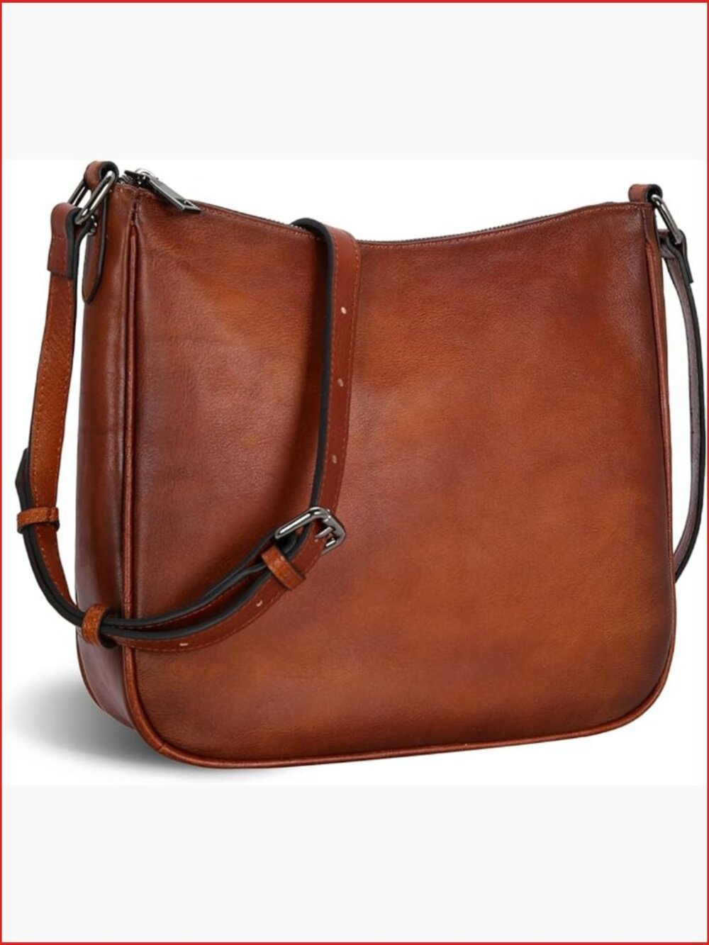 Genuine Leather Crossbody Bag Adjustable Shoulder Purse Hobo Work Tote Travel